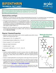 BIFENTHRIN - National Pesticide Information Center - Oregon State ...