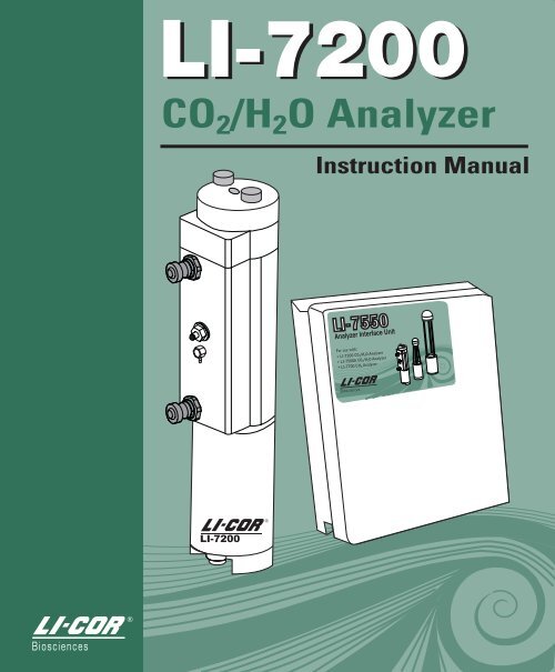LI-7200 Manual_Rev2 - LI-COR