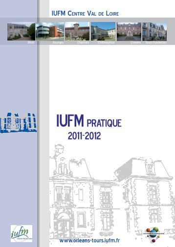 IUFMPRATIQUE 2011-2012 - IUFM - Portail des IUFM