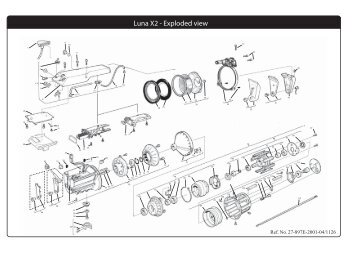 Luna X2 - Exploded view
