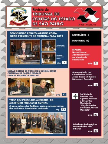 nÃºmero 125 - Tribunal de Contas do Estado de SÃ£o Paulo