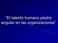 âEl talento humano piedra angular en las organizacionesâ