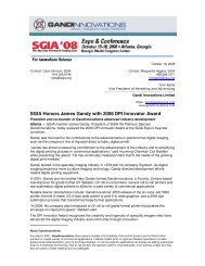 SGIA Honors James Gandy with 2008 DPI Innovator ... - signSearch