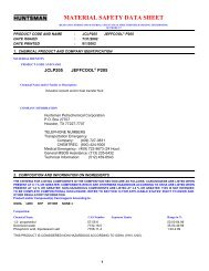 jeffcoolÂ® p-205 msds - Third Coast Chemicals