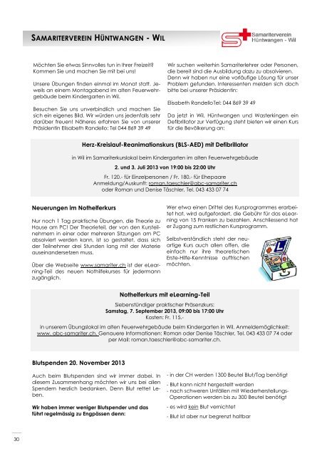 HÃ¼ntwanger Mitteilungsblatt 2 - 2013 - Gemeinde HÃ¼ntwangen