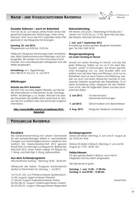 HÃ¼ntwanger Mitteilungsblatt 2 - 2013 - Gemeinde HÃ¼ntwangen