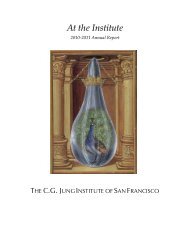 At the Institute - The CG Jung Institute of San Francisco