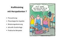 Krafttraining mit Herzpatienten - bei Physiobase