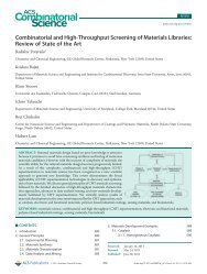 Combinatorial and High-Throughput Screening of Materials ...