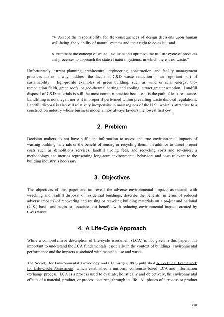 CIB W116âSmart and Sustainable Built Environments - Test Input