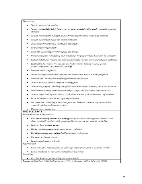 CIB W116âSmart and Sustainable Built Environments - Test Input