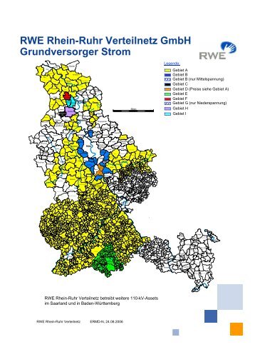 Gebiet A - Rhein-Ruhr-Verteilnetz