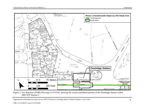 Draft Supplemental AIS Report Kamehameha Highway Guideway