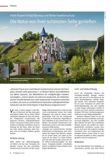 Die Natur von ihrer schÃ¶nsten Seite genieÃŸen - rts-magazin.de