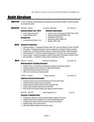 Here's a link to download my resume - CTools - University of Michigan