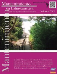 Mantenimiento en Latinoamerica Volumen 7 N° 1