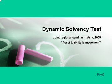 Dynamic Solvency Testing Workshops by Ms. Grace Jiang