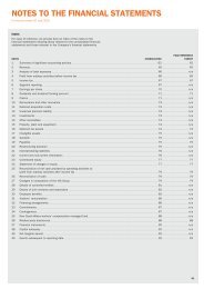 NOTES TO ThE FINANCIAL STATEMENTS - IAG