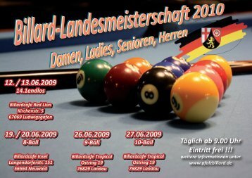 8-Ball - Billard Verband Rheinland-Pfalz