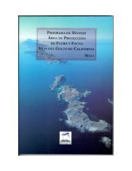 Programa de Manejo del Ãrea de ProtecciÃ³n de Flora y Fauna Islas ...