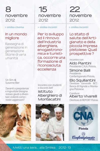 programma degli eventi - Comune di Montale