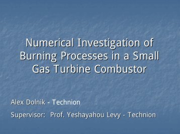 10. Numerical Investigation of Burning Processes in a Small Gas ...