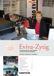 Die aktuelle Eviva-Zytig Nr. 41 zum Downloaden - Radio Eviva