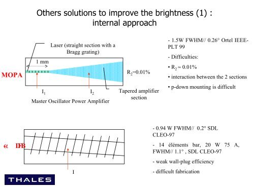 High Power Diode Lasers - Center for Biomedical Optics and New ...