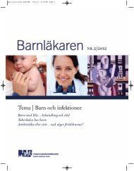 Barn och infektioner - barnlÃ¤karen Svenska barnlÃ¤karfÃ¶reningens ...