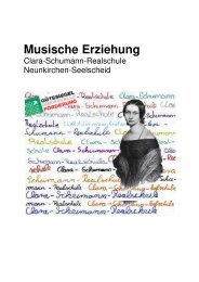 Musische Erziehung - Clara-Schumann-Realschule