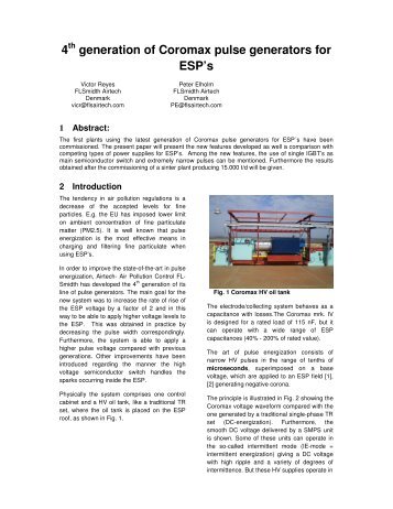 4th generation of Coromax pulse generators for ESP's - isesp