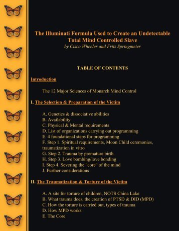 The Illuminati Formula Used to Create an Undetectable Total Mind ...