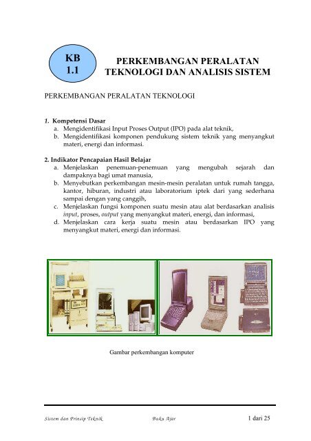 SISTEM DAN PRINSIP TEKNIK