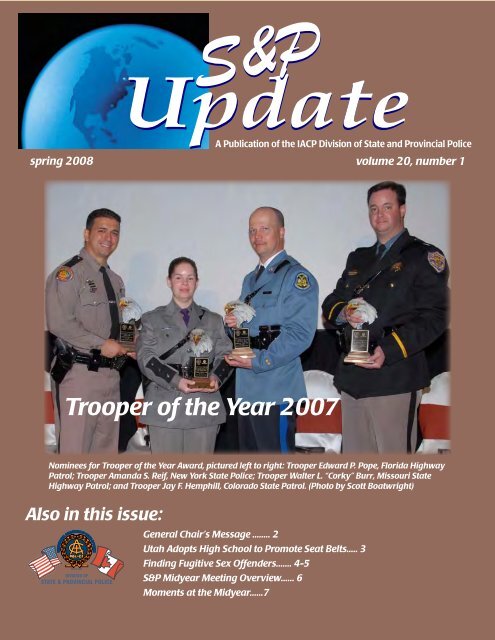 Trooper of the Year 2007 - International Association of Chiefs of Police