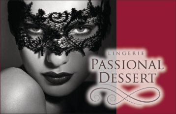 Catalogo Passional Dessert Lingerie