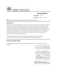 risk assessment and annual audit plan - University of North Texas ...