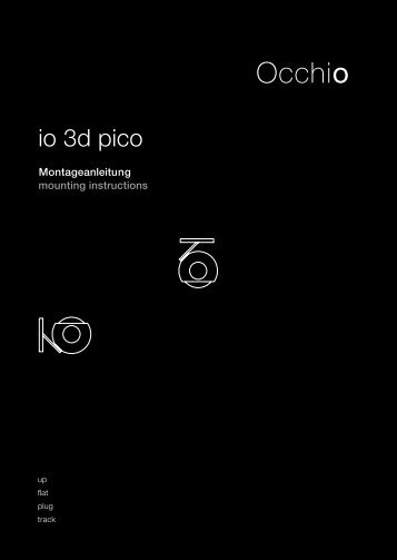 io 3d pico up/flat/plug/track(PDF/5.7 MB) - Occhio