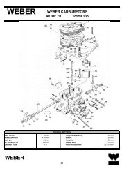 WEBER CARBURETORS 40 IDF 70 18950.138