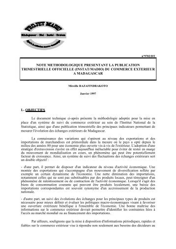 pdf 63 ko - Institut national de la statistique malgache (INSTAT)