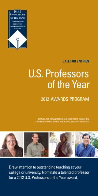 U.s. Professors of the Year - US Professor of the Year Awards