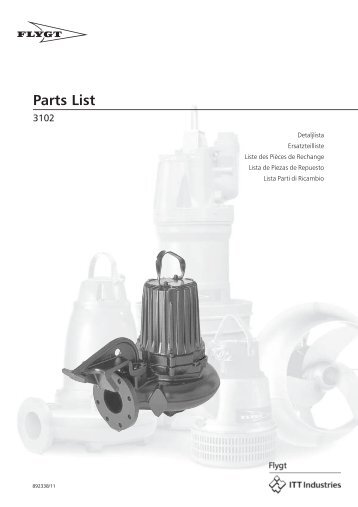 Catalogue "parts list" pompes série 3102 - MIDI Bobinage