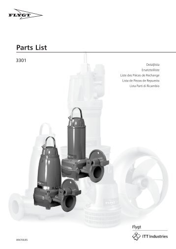 Catalogue "parts list" pompes série 3301 - MIDI Bobinage