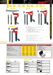 Breaker: SK20 - SK35 - SK50 - SK50A - SK60 - SK80