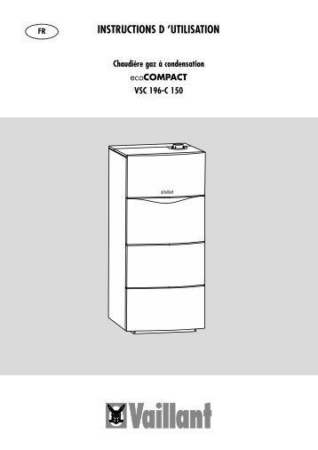 INSTRUCTIONS D 'UTILISATION - Vaillant