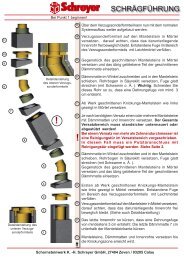 fbs schrägführung - Schornsteinwerk Schreyer GmbH