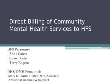 HFS & DHS - State of Illinois