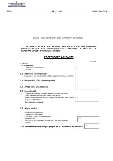 pdf 731KB - Diari Oficial de la Comunitat Valenciana - Generalitat ...