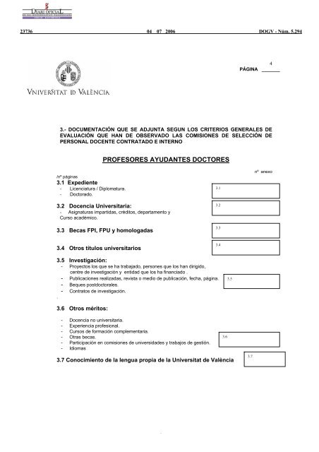 pdf 731KB - Diari Oficial de la Comunitat Valenciana - Generalitat ...