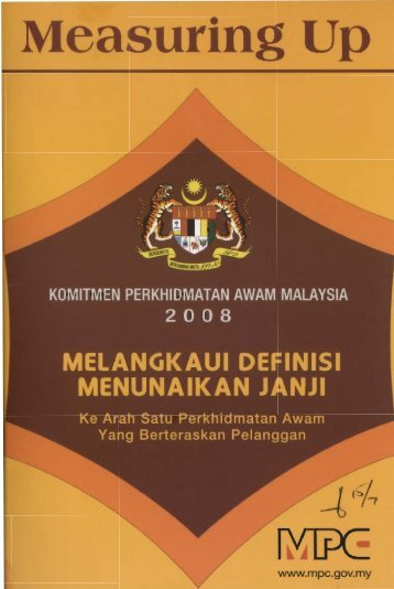 Melangkaui Definisi Menunaikan Janji Ke Arah Satu Perkhidmatan