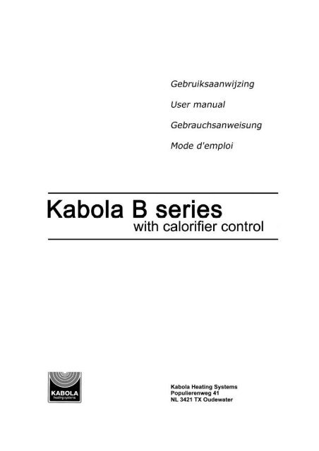 Kabola - Equipment